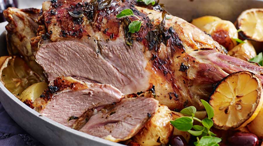 Greek Lamb Rib Stew with Potatoes and Olives