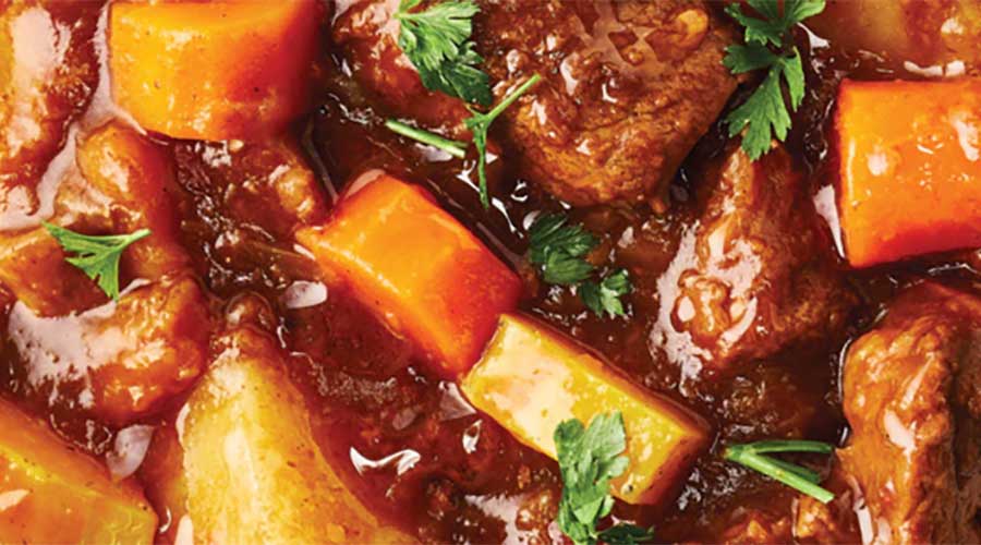 North African Lamb Rib Stew with Carrots and Lemon