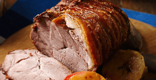 Herb-Rubbed Pork Roast Leg