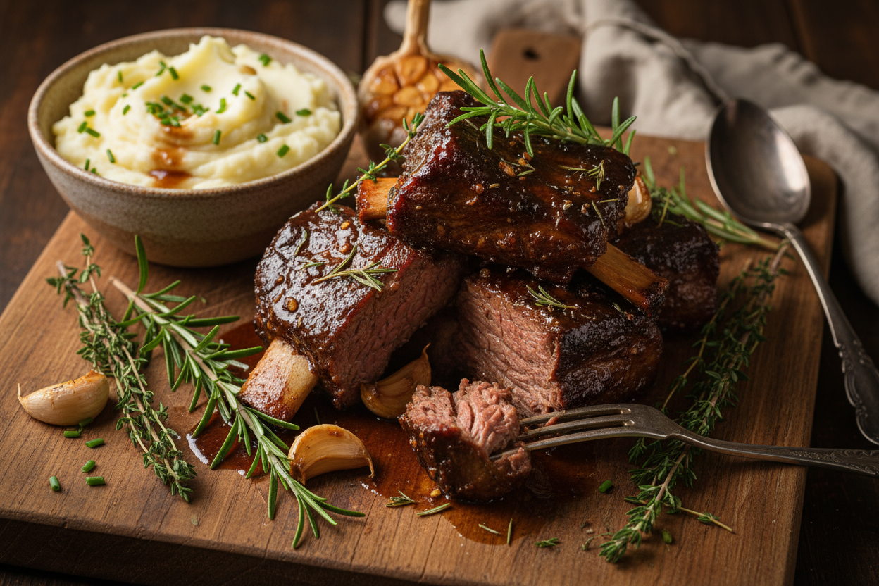 SLOW-COOKED SHORT RIB
